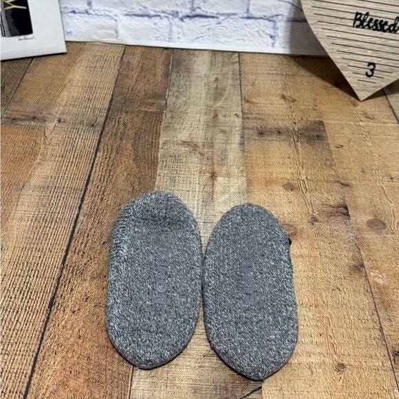 BOMBAS Gripper Slipper 
 Knit in gray women’s Small 7-9.5 - Picture 3 of 9